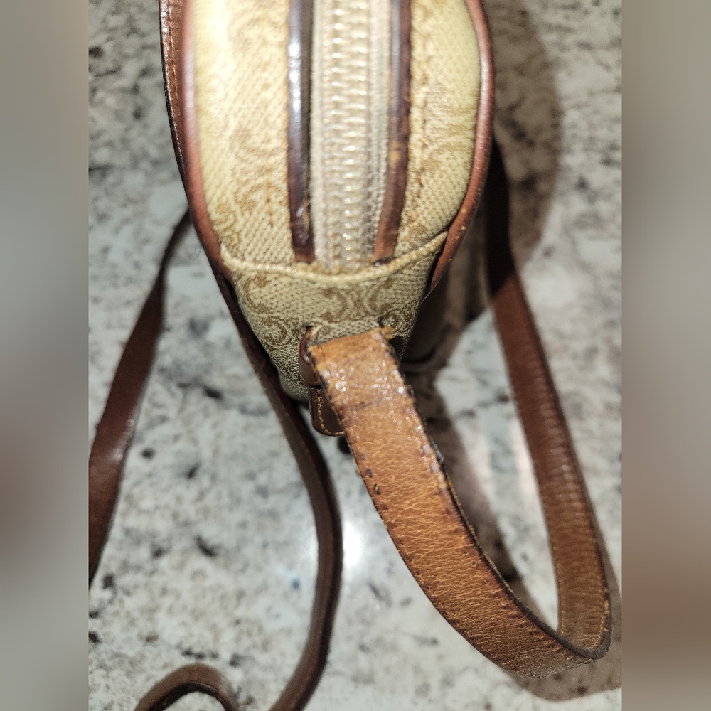 Authentic CÉLINE Macadam Shoulder Cross Body Bag - Picture 9 of 10